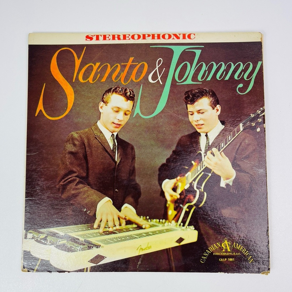 Santo Johnny S T 1959 Canadian American CALP 1001 Mono Jacket‎ Vinyl - Picture 6 of 7